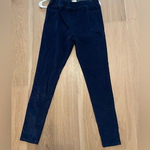 Mini Boden navy corduroy leggings size 14